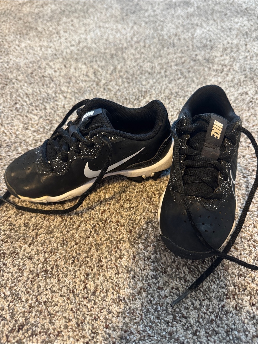 Nike Fast Flex Black Baseball Cleats
